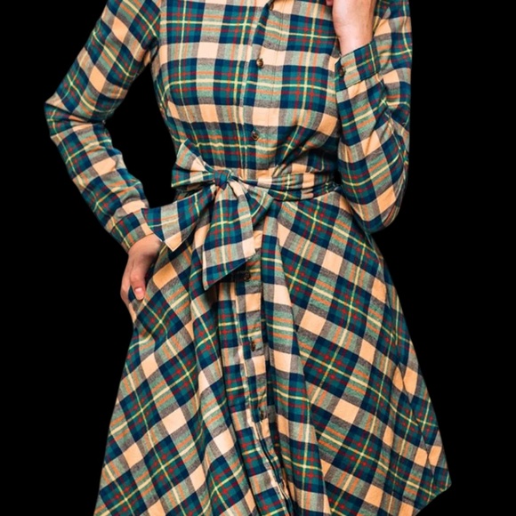 KJP Cozy Cabin Flannels Dress - Picture 9 of 10